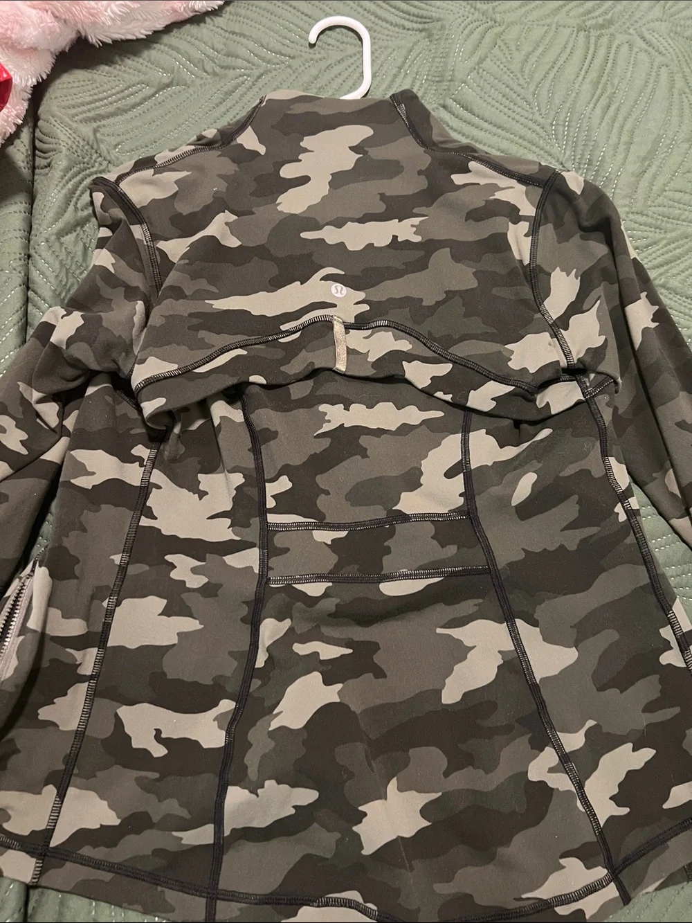 lululemon athletica Green Camouflage Zip Jacket